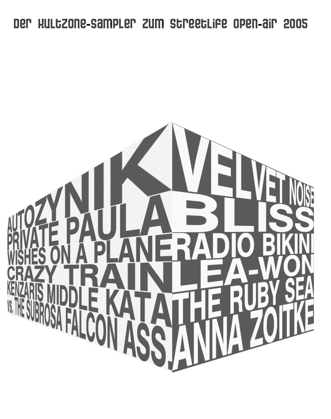 Münchensampler Streetlife Cover von Kultzone Münchensampler 1