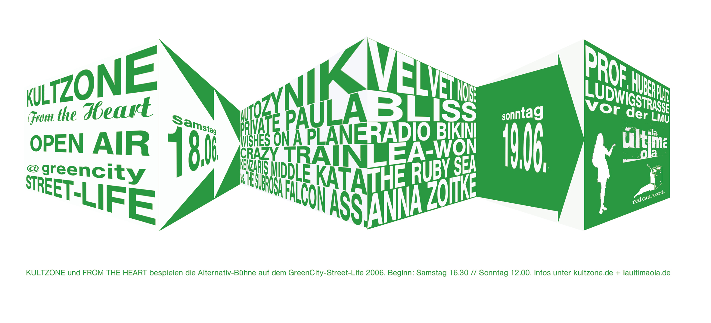 flyer-streetklife-druckvers Cover von Kultzone Münchensampler 1